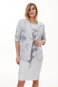 Жакет NiV NiV fashion 440 голубой - фото 2