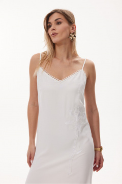 Платье NiV NiV fashion 444 молочный - фото 5