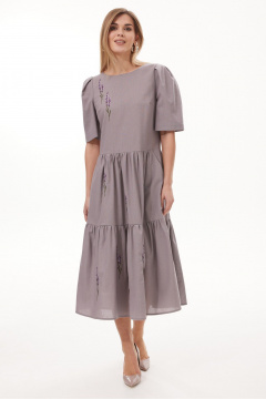 Платье NiV NiV fashion 451/1 бледно-фиолетовый - фото 1