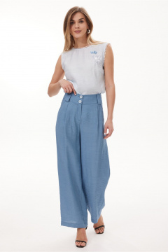 Блуза NiV NiV fashion 452 светло-голубой - фото 2