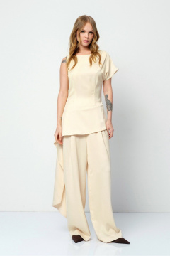Блуза, брюки PiRS 5816 сливочное_масло - фото 1
