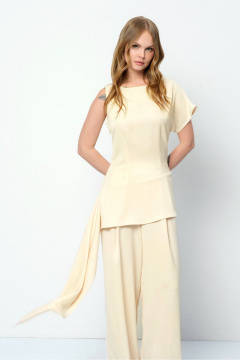 Блуза, брюки PiRS 5816 сливочное_масло - фото 4
