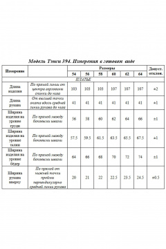 Нарядное платье А-силуэта из стрейчевой плотно-костюмной ткани Tensi 394 - фото 3