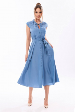 Платье Golden Valley 4934-3 серо-голубой - фото 1