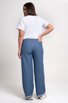 Блуза, брюки Alani Collection 2360 синий - фото 3