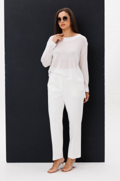 Брюки, джемпер Fantazia Mod 5138 белый - фото 4