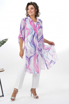 Блуза, брюки, кардиган Alani Collection 2353 - фото 5