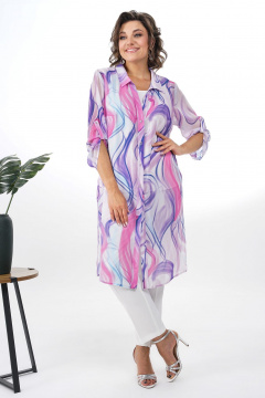 Блуза, брюки, кардиган Alani Collection 2353 - фото 3