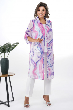 Блуза, брюки, кардиган Alani Collection 2353 - фото 2