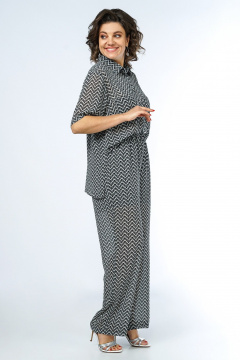 Блуза, брюки Alani Collection 2325 зиг-заг - фото 4