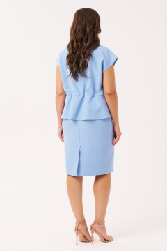 Блуза, юбка Панда 102010 голубой - фото 4