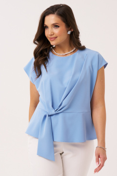 Блуза Панда 102040 голубой - фото 1