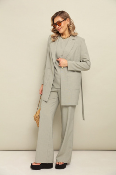 Брюки, жакет, топ LM К127048 беж - фото 1