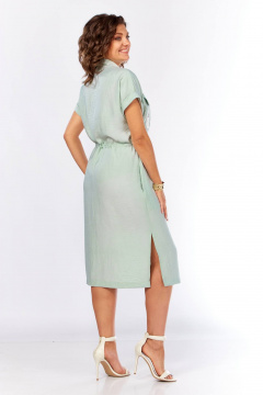 Платье Ольга Стиль С-931 светло-зеленый - фото 5