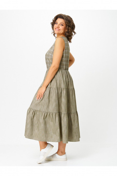 Платье Zlata 4454 оливковый - фото 2