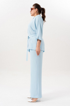 Брюки, жакет, топ Andina 3001-2 голубой - фото 5