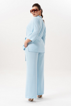 Брюки, жакет, топ Andina 3001-2 голубой - фото 4
