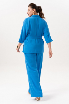 Брюки, жакет, топ Andina 3001-3 индиго - фото 4