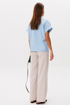 Блуза THE NAME 2293 голубой - фото 5