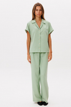 Блуза THE NAME 2293 оливка - фото 1