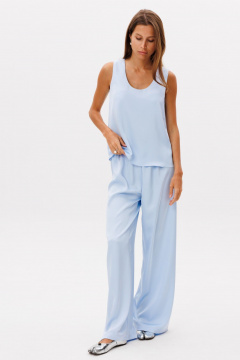 Брюки, топ THE NAME 2312 голубой - фото 3