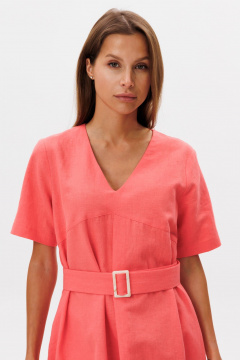 Платье THE NAME 2385 коралл - фото 5