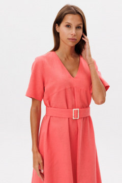 Платье THE NAME 2385 коралл - фото 3