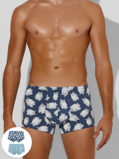 Трусы Mark Formelle 411216-2/25-5149П-5 полынь_коты_на_шторме - фото 5