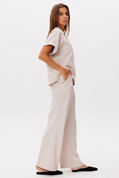 Брюки THE NAME 2393 бежевый - фото 5