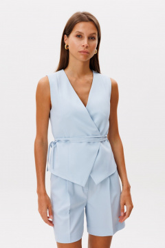 Жилет, шорты THE NAME 2416 голубой - фото 3
