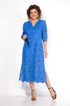 Платье Liliana 1453 василек - фото 3