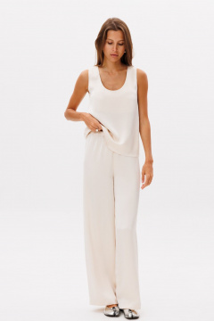 Брюки, топ THE NAME 2312 сливочный - фото 2