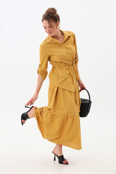 Юбка NikVa 559-8 горчица - фото 2