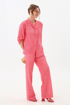 Брюки NikVa 705-12 коралл - фото 5