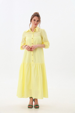 Платье NikVa 800-7 лимонный - фото 5