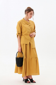 Жакет NikVa 902-6 горчица - фото 5