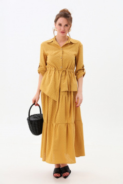 Жакет NikVa 918-7 горчица - фото 4