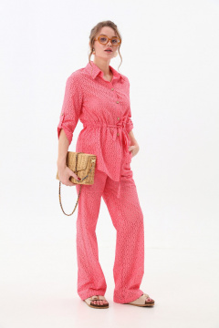 Брюки, жакет NikVa 938-4 коралл - фото 5