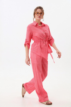 Брюки, жакет NikVa 938-4 коралл - фото 3