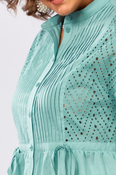 Блуза, брюки Lady Secret 2998 бирюзовый_жемчуг+молочный - фото 4