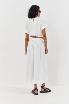 Топ, юбка FLAIM 1194 молочный - фото 2