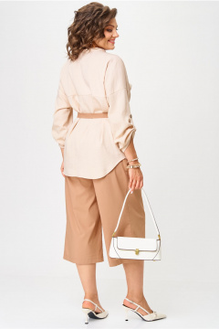 Блуза, кюлоты Aira Style 24228 капучино - фото 2