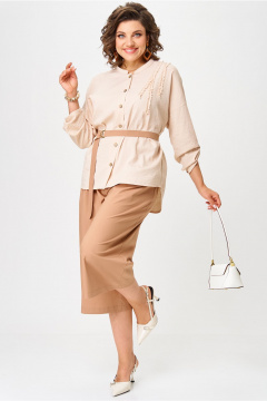 Блуза, кюлоты Aira Style 24228 капучино - фото 1