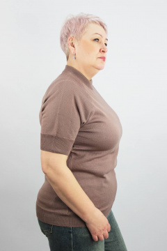 Джемпер Полесье С1205-24 5С2197-Д43 170,176 темная_пудра - фото 2