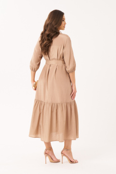 Платье Панда 17380 бежевый - фото 3