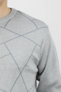 Джемпер Полесье С5396-23 4С0860-Д43 182,188 св.серый - фото 3