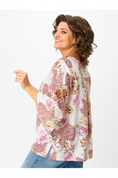 Блуза Zlata 4453 розовый - фото 5