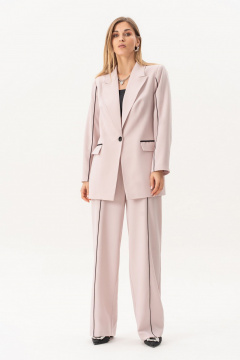 Брюки, жакет Luna 229 пудра - фото 3