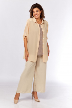 Блуза, майка Abbi 5039 бежевый - фото 1