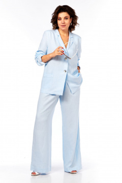 Брюки, жакет Диомант 2061 голубой - фото 5